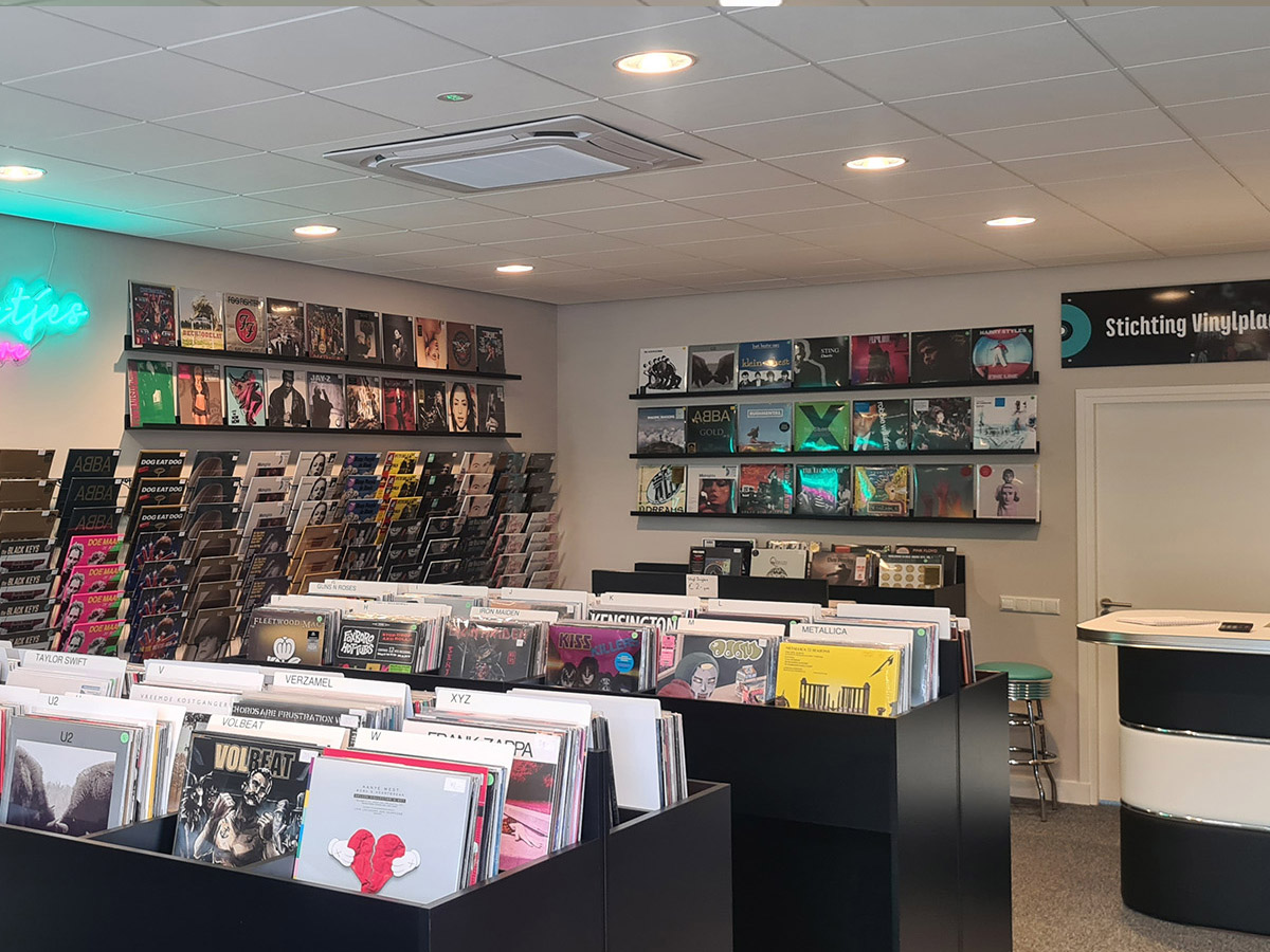 Winkel-vinylplaatjes